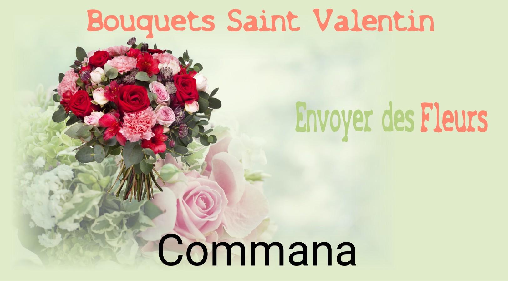 Roses de Saint-Valentin livrées à Commana